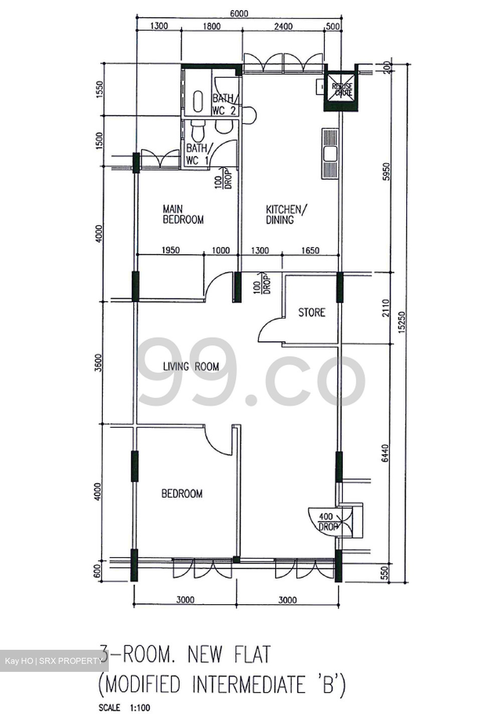 Blk 418 Teck Ghee Heartlands (Ang Mo Kio), HDB 3 Rooms #451654341